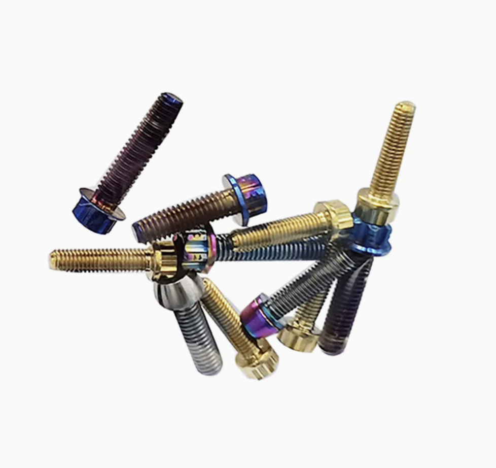 Titanium flange torx screw