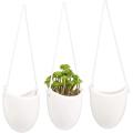 Modern Ceramic White Hanging Planters for Indoor Plants