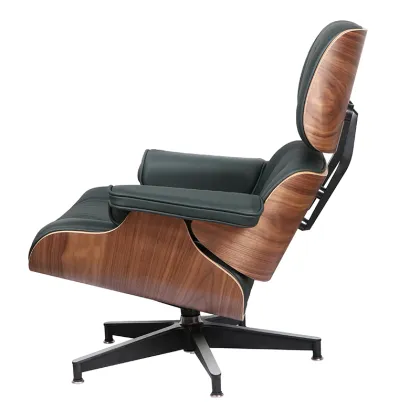 Genuine Leather The Eames chair with Pedal