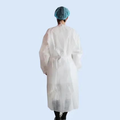 one-piece disposable medical isolation gown suit onesie