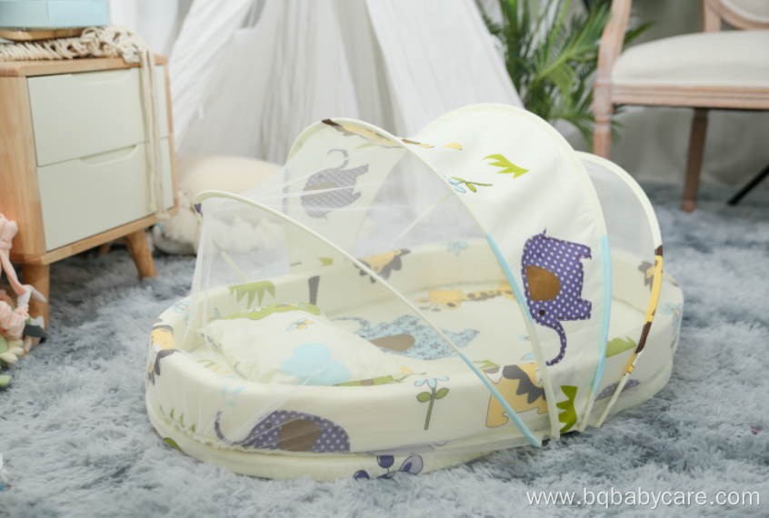 wholesale popular set with mosquito net baby bedding