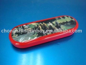 OB328 - glass tin box