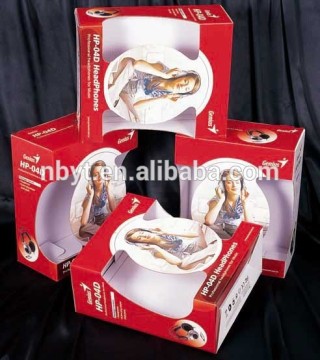 Fabrikpreis und perfektes Erscheinungsbild außerhalb der geformten Geschenkbox mit PVC -Fenster