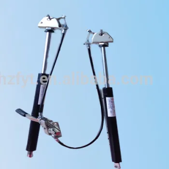 High Quality Locking Gas Spring with Dual Control Cable and Button System