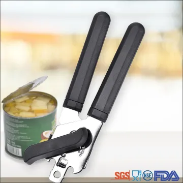 Colorful plastic handle tin opener