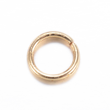 6mm Golden 18 Gauge 304 Stainless Steel Jump Rings - Pandahall
