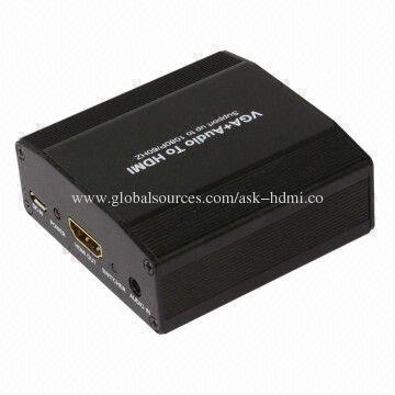 VGA + Audio to HDMI Converter, Adaptive PAL/NTSC Standard, Easy to Install