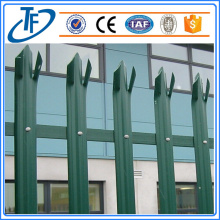 Stainless steel palisade fencing