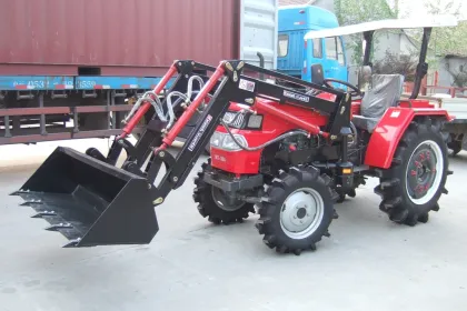 Small Tractor with Front Loader Bucket TZ-3 for Agriculture