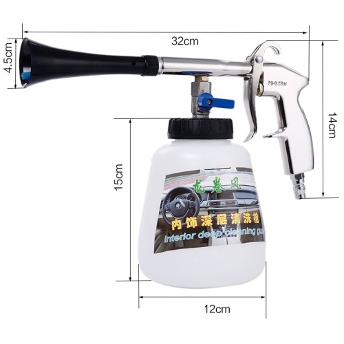 Pistolet pneumatique de nettoyage en profondeur de l&#39;intérieur du pistolet à mousse d&#39;air