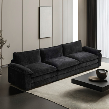 4 Seater L Shaped Modular Soft Sofa for Living Room and Hotels
