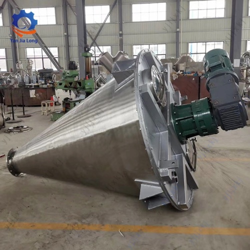 Mesin mixer helix mixer kerucut ganda
