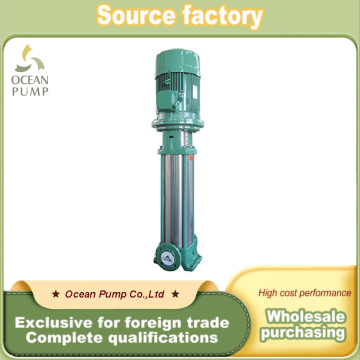 High Efficiency Vertical Multistage Pump for Industrial Use