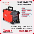 Dancy inverter Portable DC MMA Hot Start Welding Machine ARC welding machine