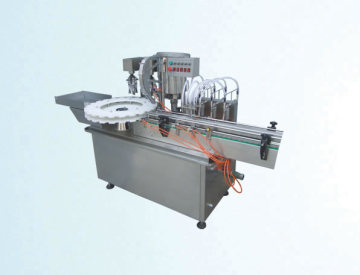 Straight Line Glass Bottle/Plastic Bottle Filling and Screwing/Locking Cap/Sealing Machine/Monoblock