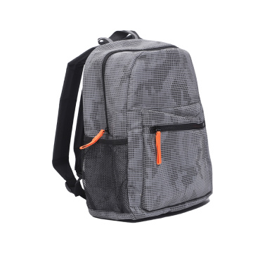 Gray impermeable a gran capacidad para niños, livianos, cómodas mochila infantil