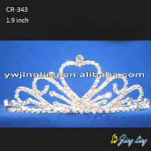 Heart Shape Wholesale Wedding Pageant Crowns