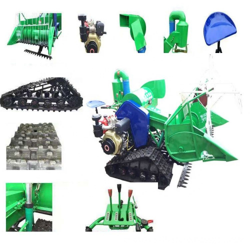 Great Price New Design Small Wheat Rice Grain Combine Harvester