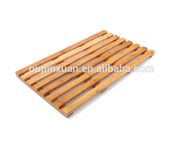 2015 new hot bamboo bath mat for bathroom