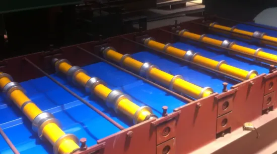 Hebei cangzhou Corrugated roof sheet making machine for sale