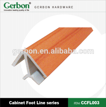 PVC baseboard for wall corner