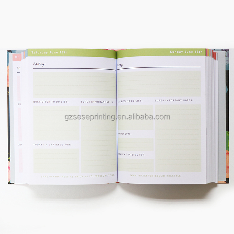 Daily Diary Planner, Day Planners Custom