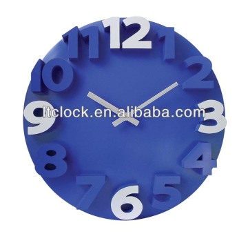 Plastic 3d number clocks wholesale