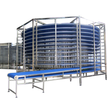 2000kg/h Double Spiral Blast Freezer