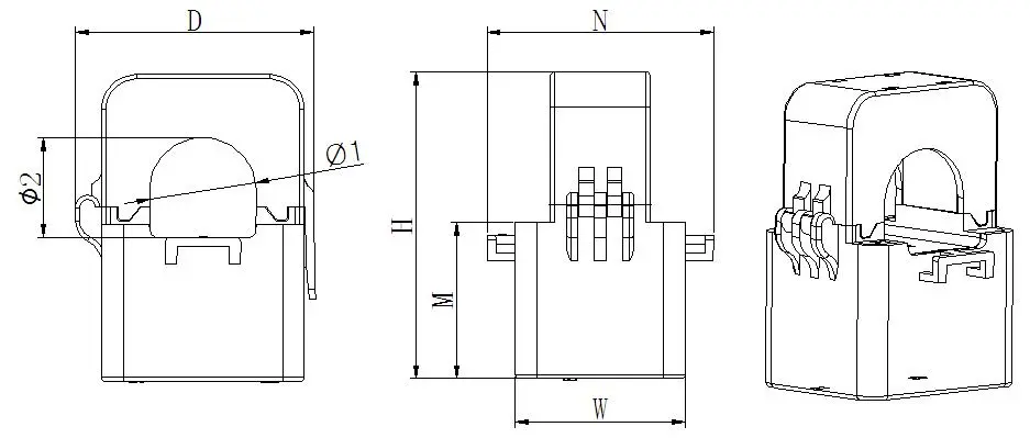 split core ct dimension