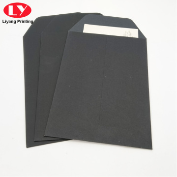 Custom Envelops Packaging Matte Black Paper A5 Envelope