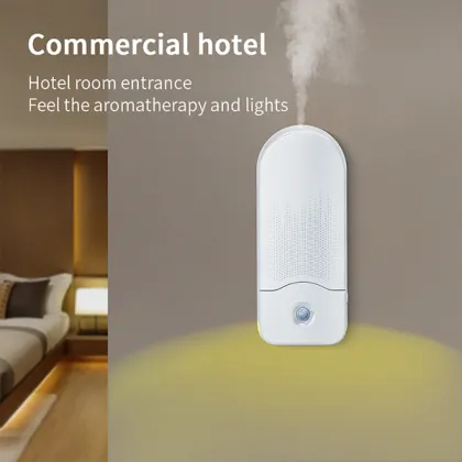 Wall mounted waterless diffuser