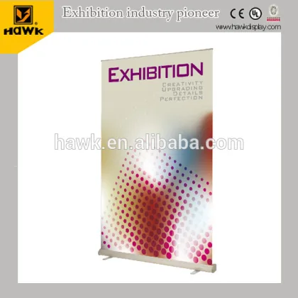 Portable trade show banner stand