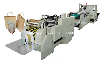 Roll Feeding Square Bottom Paper Bag Making Machine