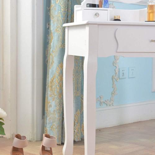 Dressing Table Set Modern furniture 1 mirror plywood dressing table designs Supplier