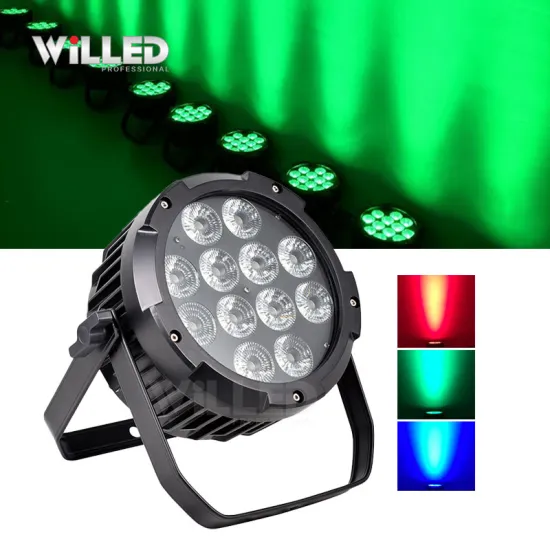 Waterproof Exterior Infrared LED Parcan Uplight - Battery Operated Outdoor Stage Light