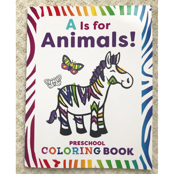 ABC Coloring Book: Animal Alphabet for Kids Ages 3-5