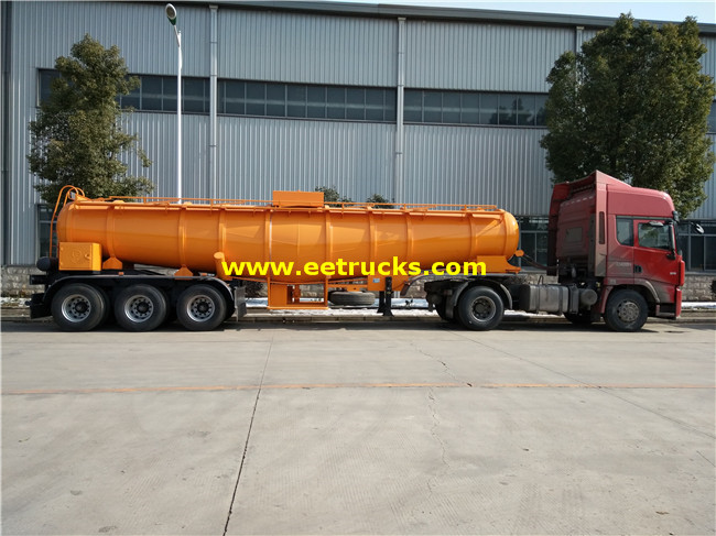 Sulfuric Acid Delivery Tanker Trailers