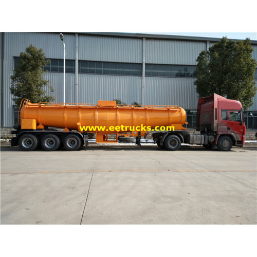 19cbm Steel Sulfuric Acid Delivery Tanker Trailers