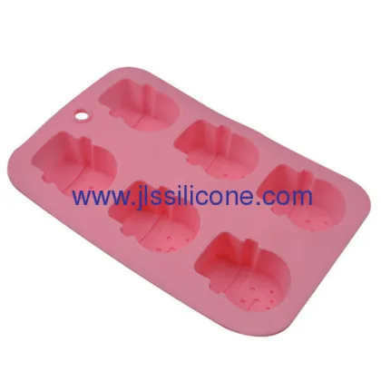 Christmas Snow Man Shaped Silicone Bakeware Cake Molds 