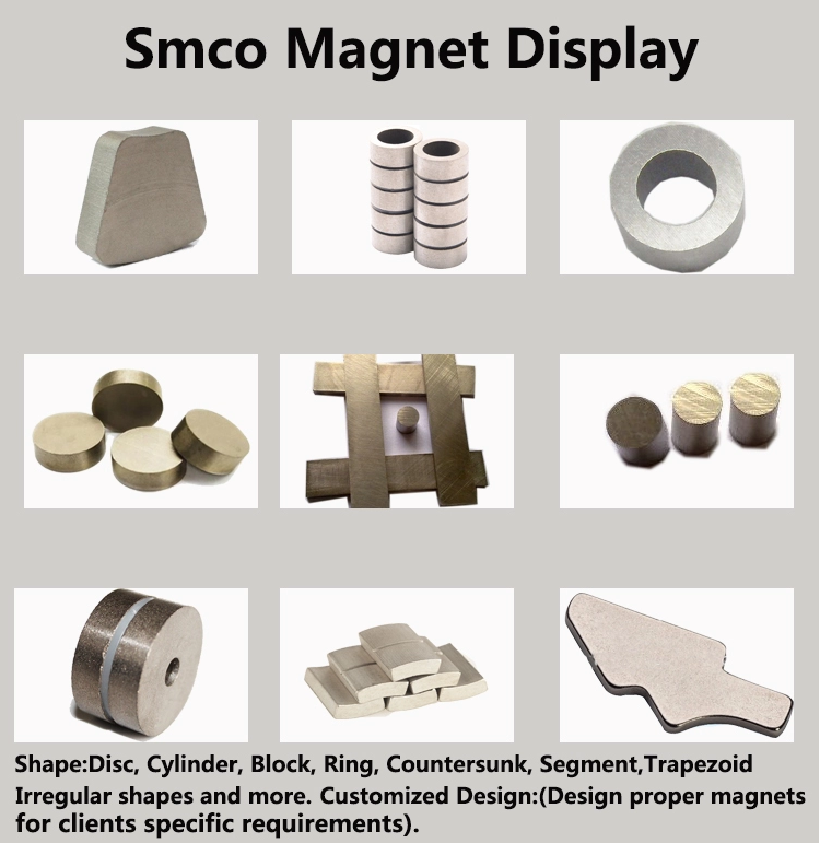 Custom Size Smco5 Sm2co17 Samarium Cobalt