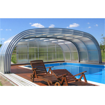 Screen Enclosure Stain Glass Roof for Pools Swimming Pool Tent