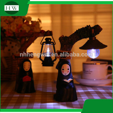 resin decorative mini cartoon Spirited away battery led night lamp light