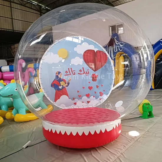 Giant Christmas Inflatable Snow Globe Photo Booth for Events
