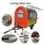 outdoor retail vending street mobile breakfast small stainles steel fast food trailer