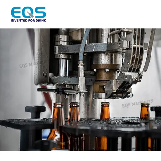 4000BPH Automatic Glass Bottle Beer CSD Beverage Liquid Filling and Bottling Machine