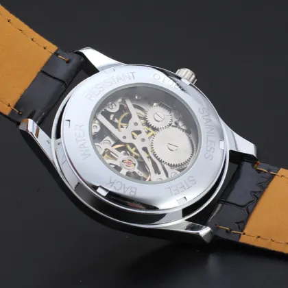 classical style winner vintage mechanical watch