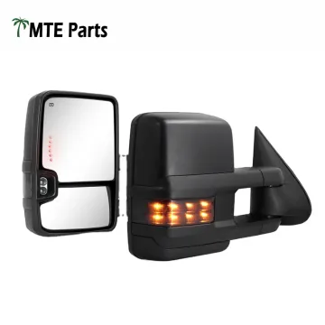 4X4 Off-road Side Tow Mirror with Turn Signal LED for Chevrolet Silverado and GMC Sierra (2014-2016)