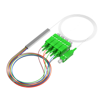 1X4 Mini Tube SC APC UPC Fiber Optic PLC Splitter