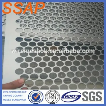 Top quality stainless steel plate perforated metal sheet