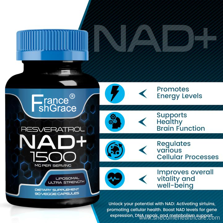 Liposomal NAD+ Supplement with Resveratrol NAD Supplement